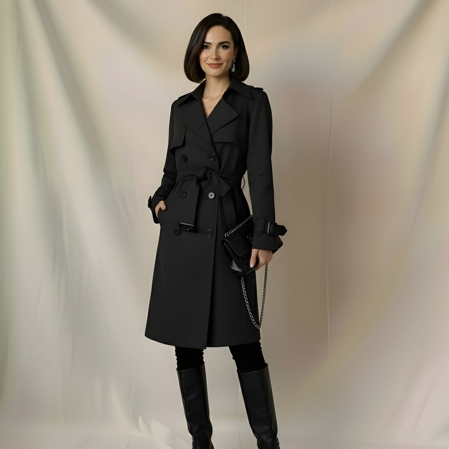 Eleonora™ | Elegant and fashionable trench coat