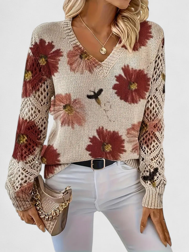 CHARLIE – BLOOMING CHARM KNIT SWEATER