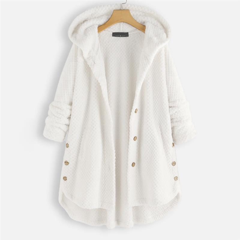 MIRA – COZY HOODED BUTTON JACKET