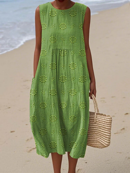 BRIANNA – SUMMER SLEEVELESS DRESS