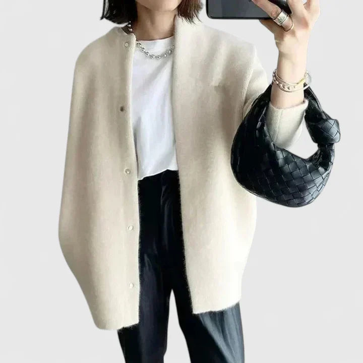 HERA – RELAXED BUTTON-DOWN CARDIGAN