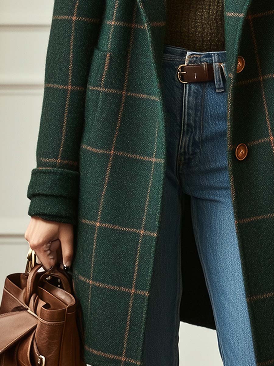 DANIELLE – PATTERNED OVERCOAT
