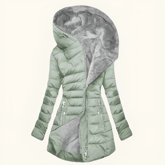 SAMANTHA – ELEGANT ASYMMETRICAL WINTER COAT
