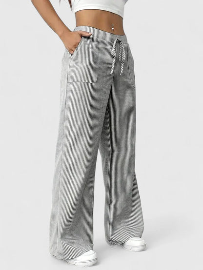 SIERRA – STRIPE FLOW LOUNGE PANTS