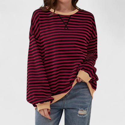 GRACE – OVERSIZED STRIPED SWEATER