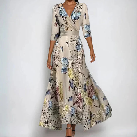 ISABELLA – ENCHANTED BLOOM WRAP DRESS