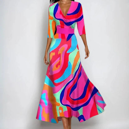 ISABELLA – ENCHANTED BLOOM WRAP DRESS