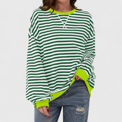 GRACE – OVERSIZED STRIPED SWEATER