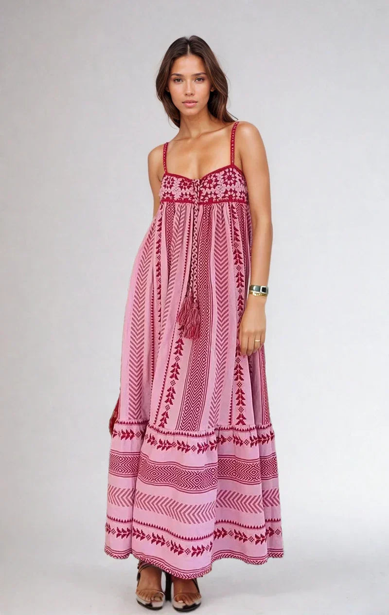 Victoria - Bohemian Breeze Maxi Dress