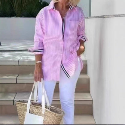 NAELYSS – STRIPED SHIRT FOR MODERN EFFORTLESS STYLE