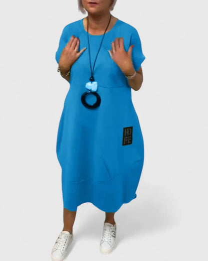 AUBREY – RELAXED HOPE TUNIC DRESS