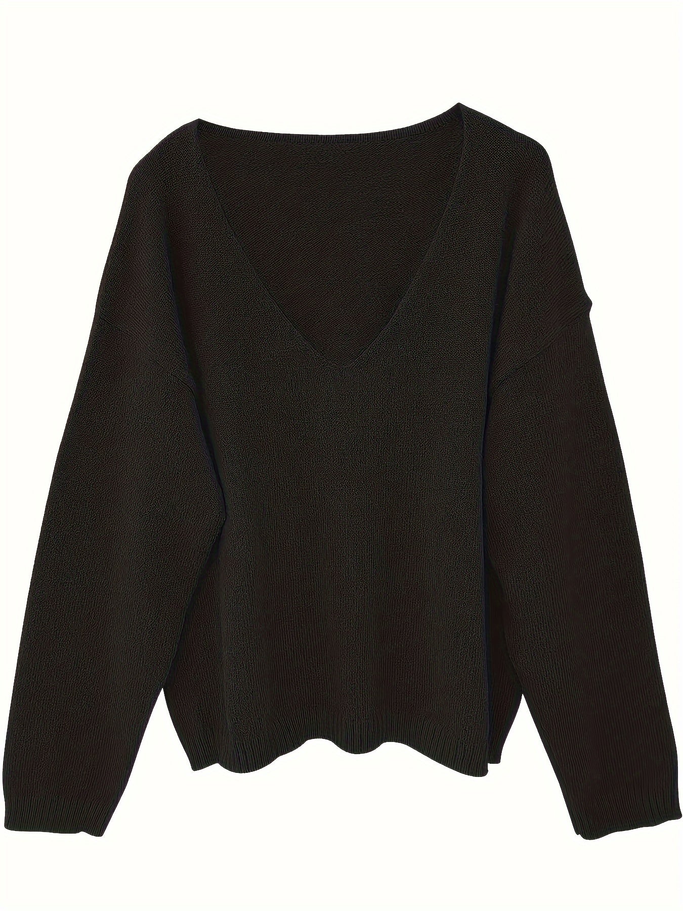 LIANNE – PLUSH V-NECK SWEATER