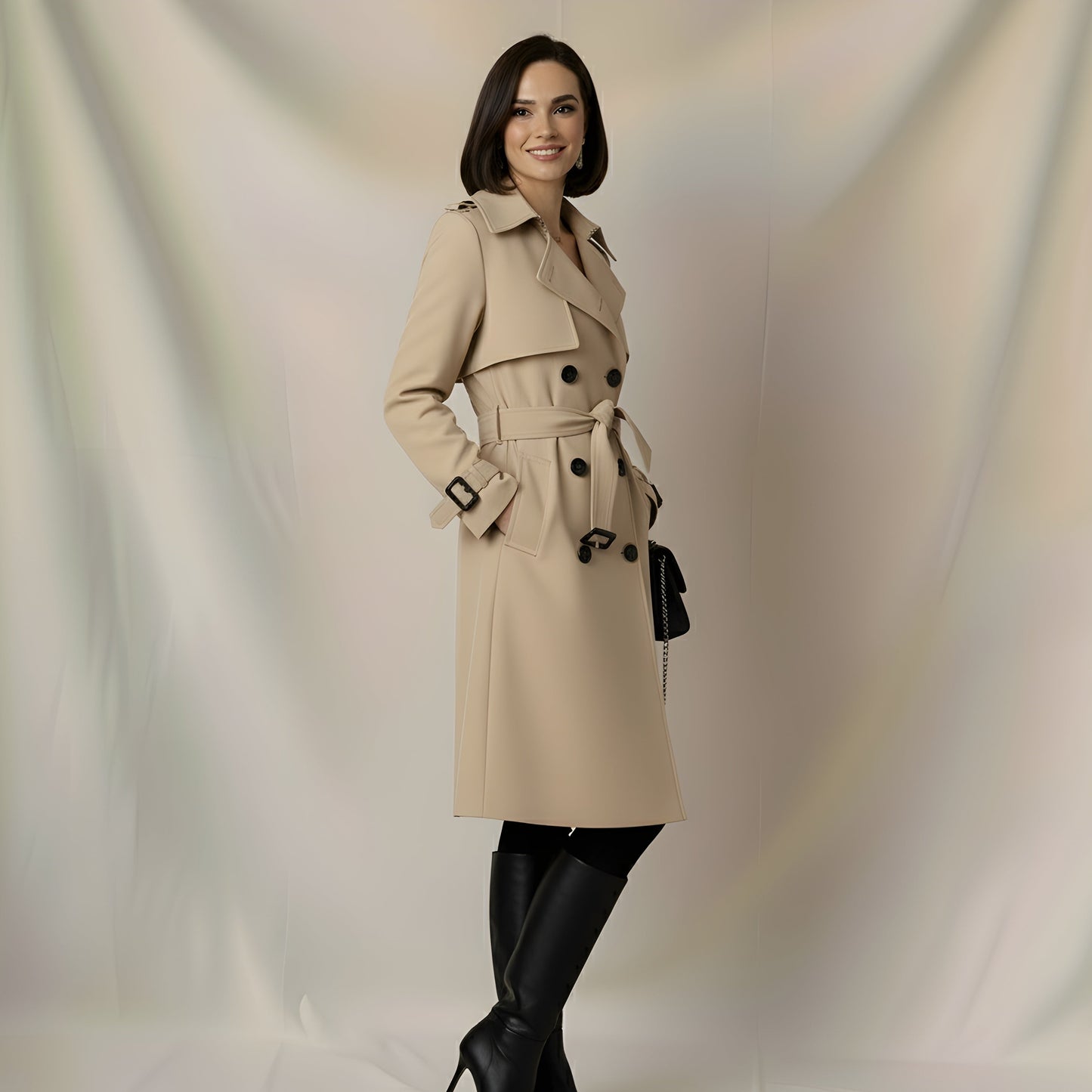 Eleonora™ | Elegant and fashionable trench coat