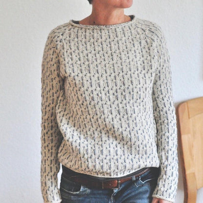 SABRINA – RELAXED TEXTURED KNIT SWEATER