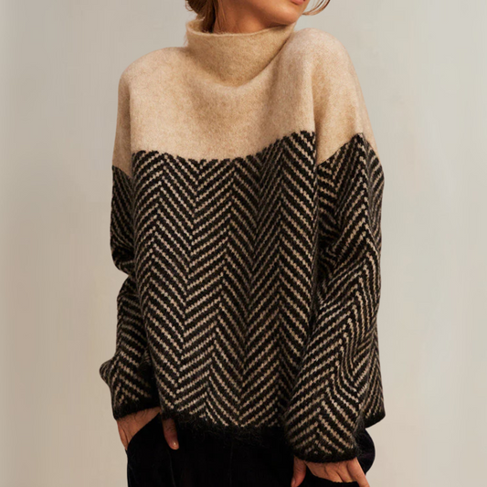 Norah - Cotton Turtleneck Sweater