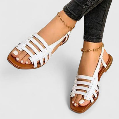 ELLA – STRAPPY FLAT SANDALS