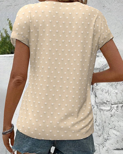 Amarys | Button-Down V-Neck Shirt