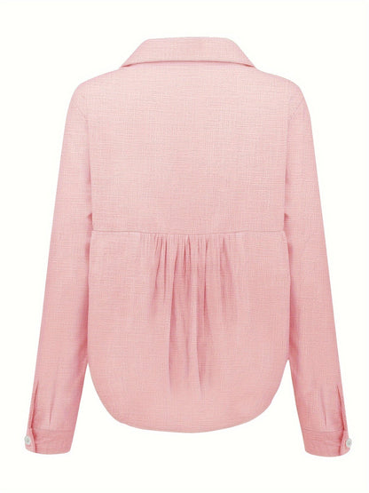 Evie – Long Sleeve Linen Shirt