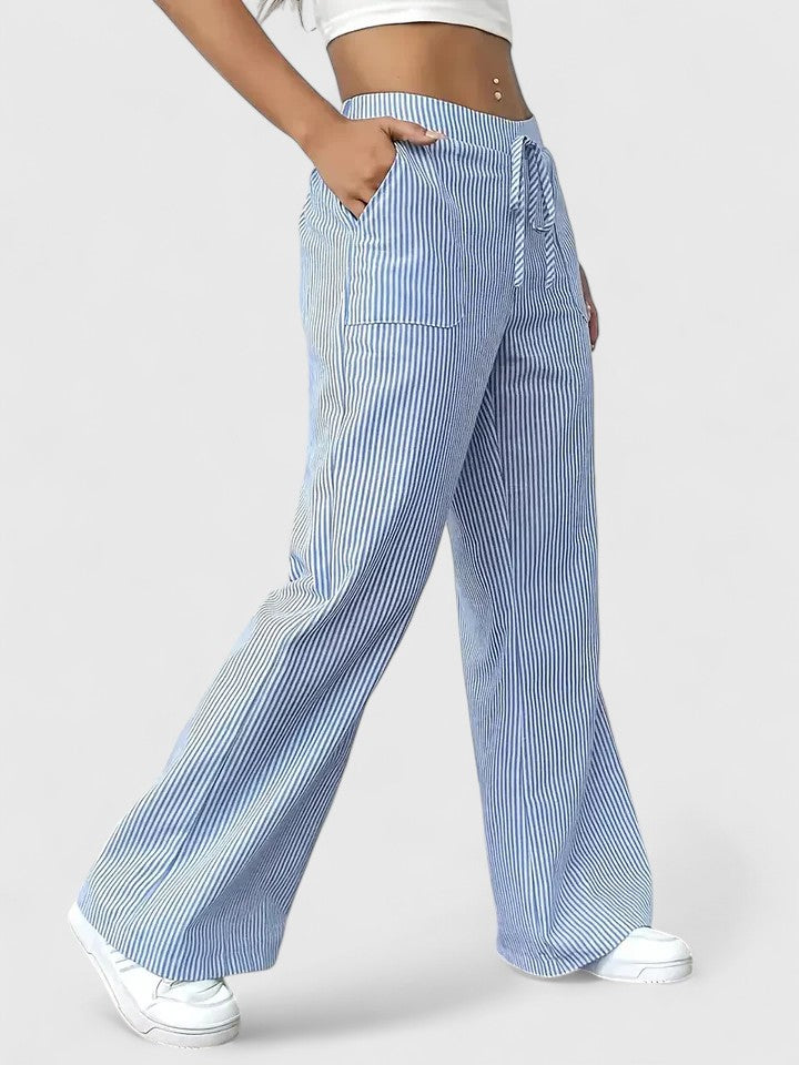 SIERRA – STRIPE FLOW LOUNGE PANTS