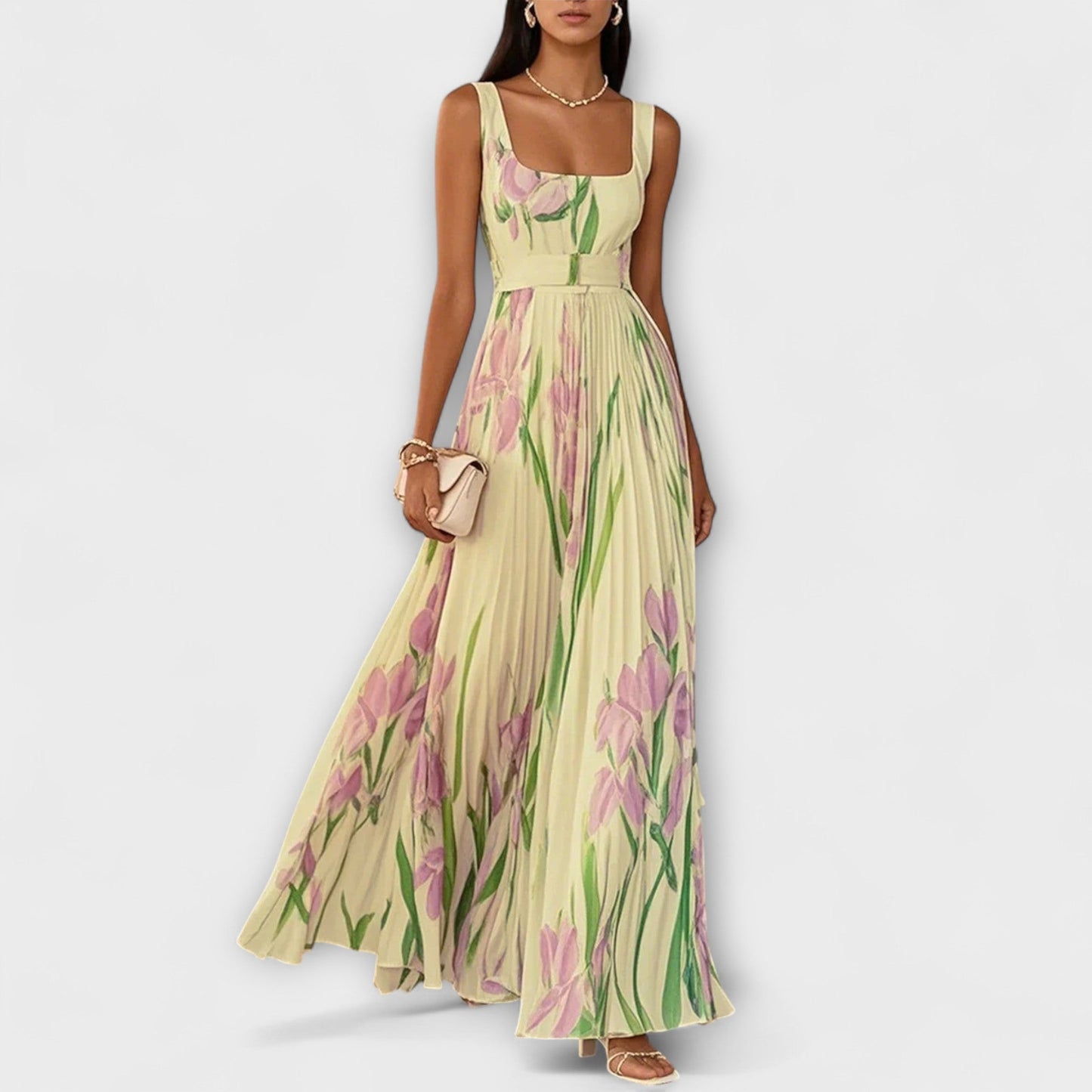 SOFIA – BLOOMING ELEGANCE MAXI DRESS