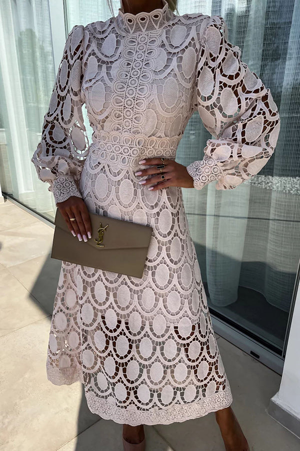 ROSHEL -  ELEGANT LACE DRESS