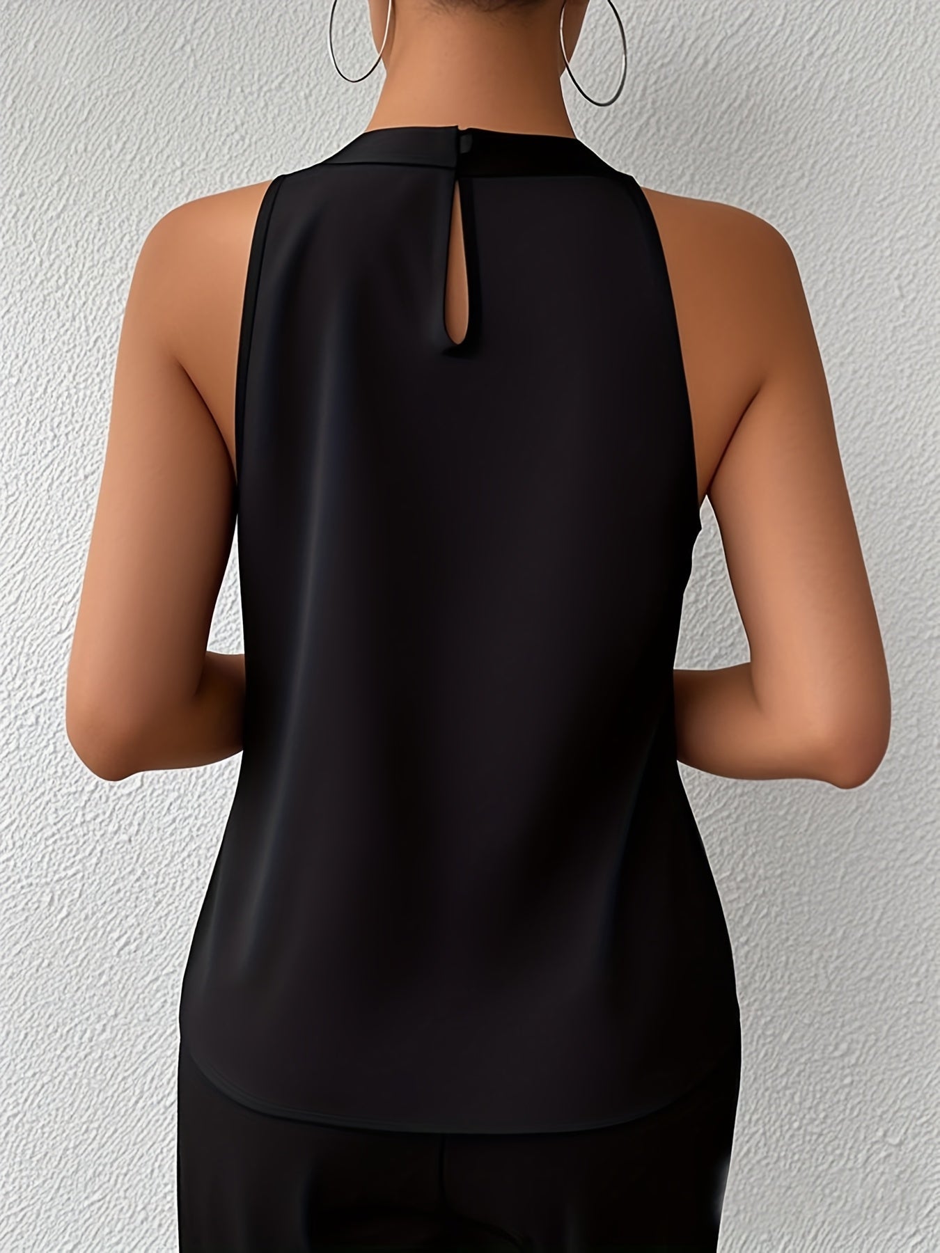 AMIYAH – SATIN HALTER BLOUSE