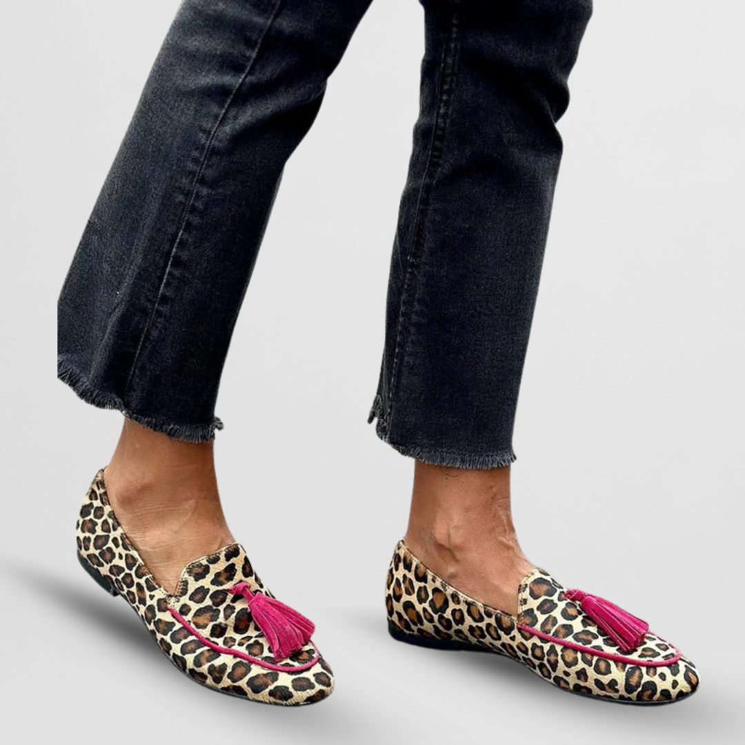 JULIA – WILD CHARM TASSEL LOAFERS