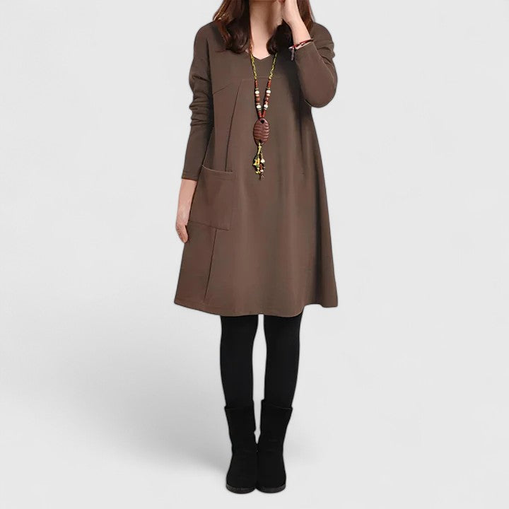 VICKY – RELAXED ELEGANCE A-LINE DRESS