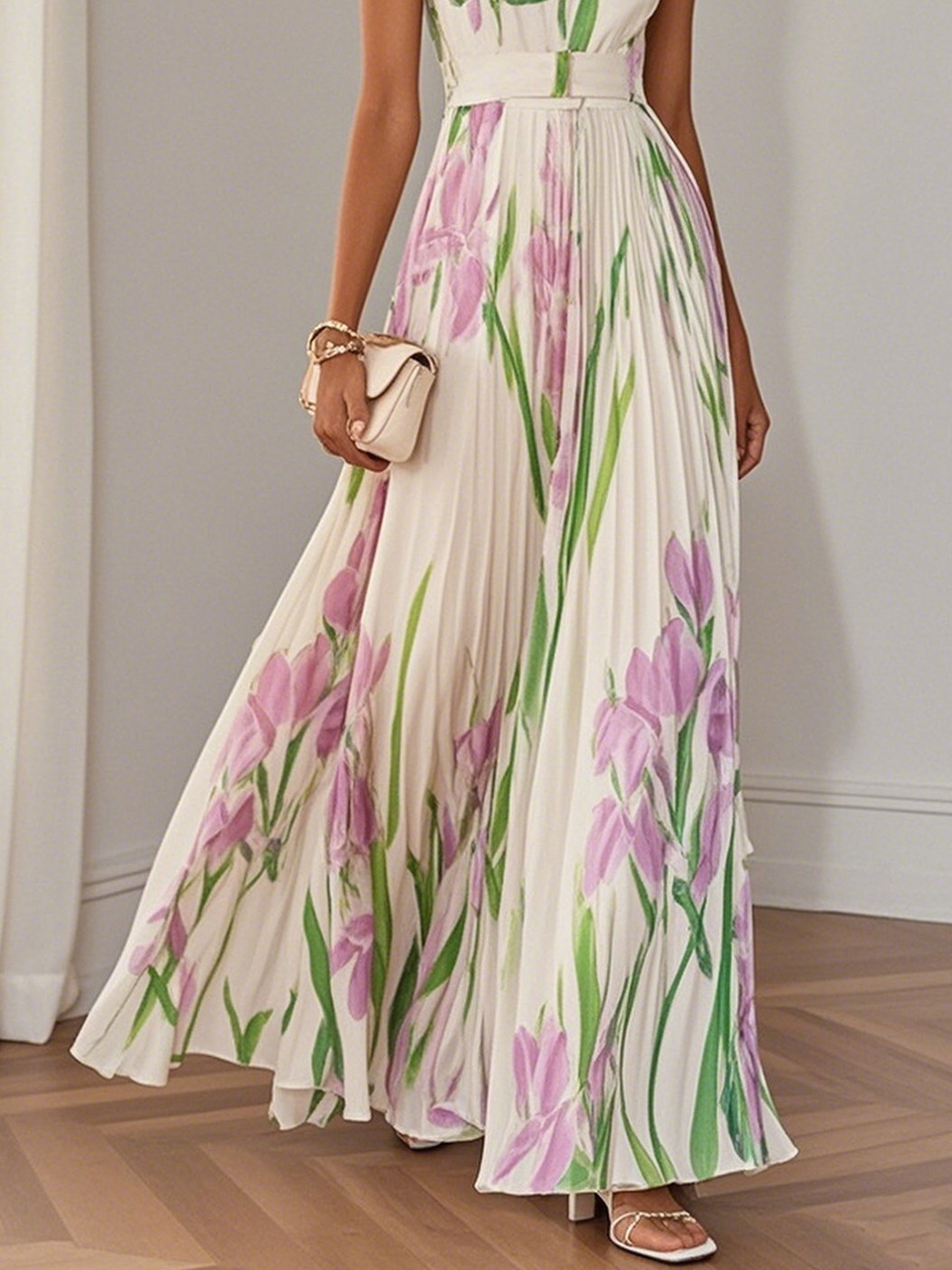 SERENA – BLOSSOMING ELEGANCE MAXI DRESS