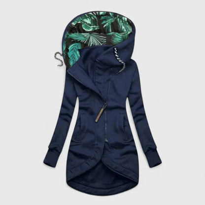 JAENA – ASYMMETRIC TROPICAL HOODIE