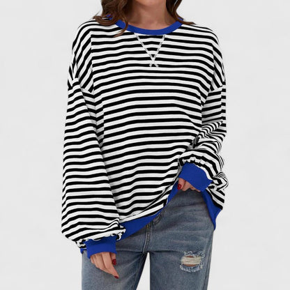 GRACE – OVERSIZED STRIPED SWEATER