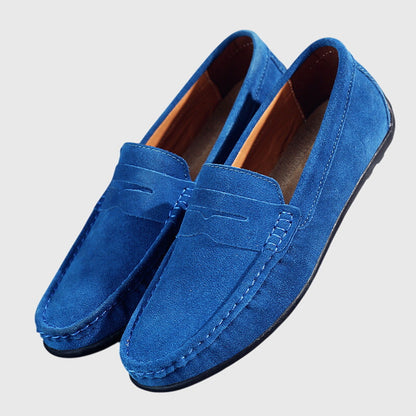 KATY – SUEDE PENNY LOAFERS