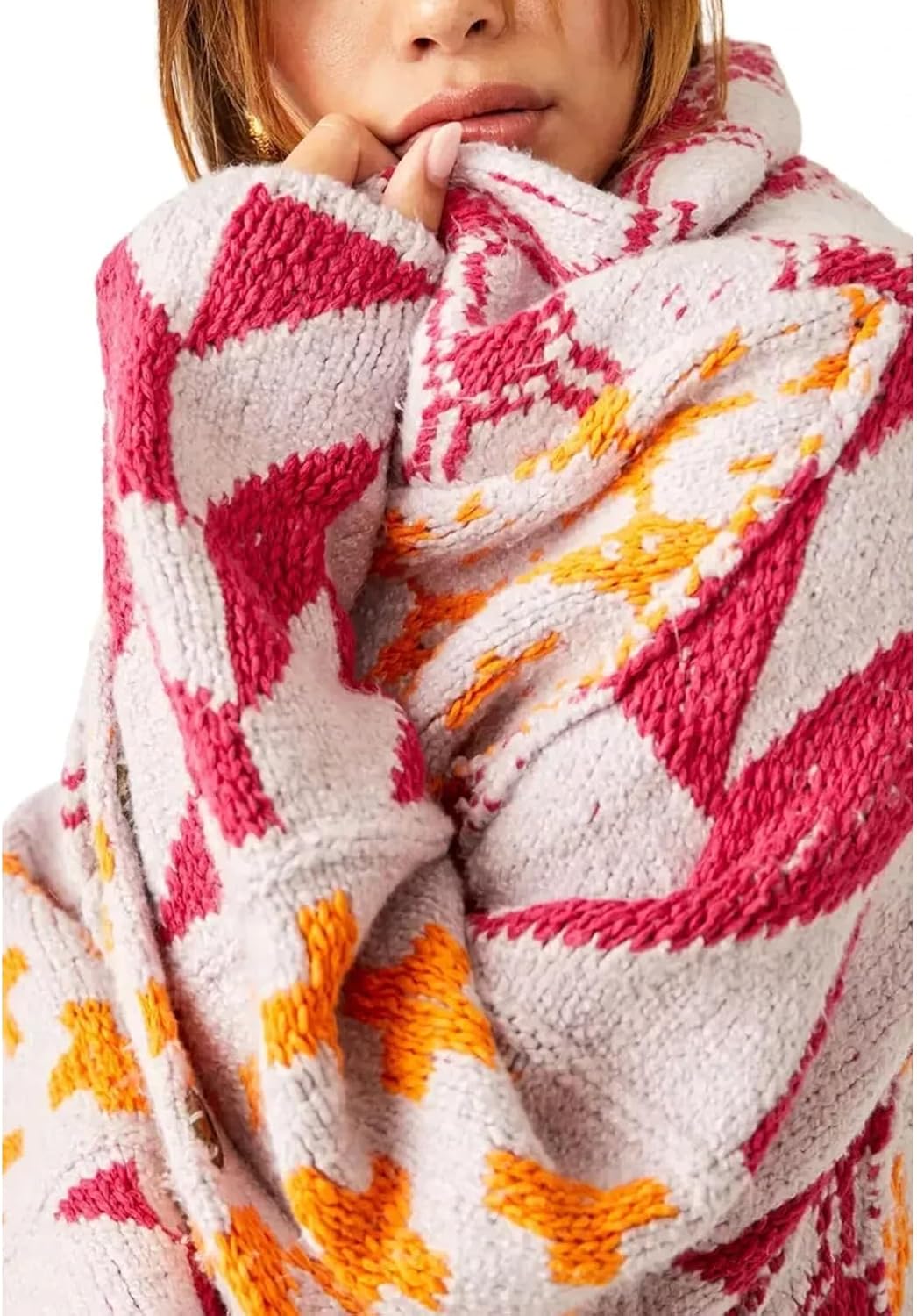 KYLINE – BOLD GEOMETRIC CARDIGAN