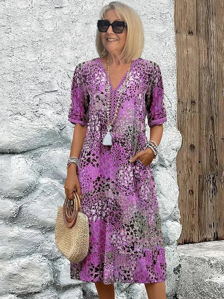 SUSAN – CAREFREE BOHO MIDI DRESS