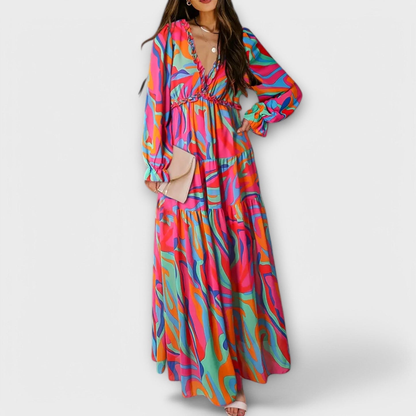 LILA – SECRET GARDEN MAXI DRESS