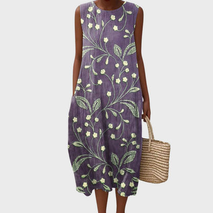 THALIA – BLOSSOM CHARM MIDI DRESS