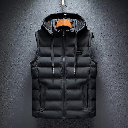 LUCAS – HOODED PUFFER VEST