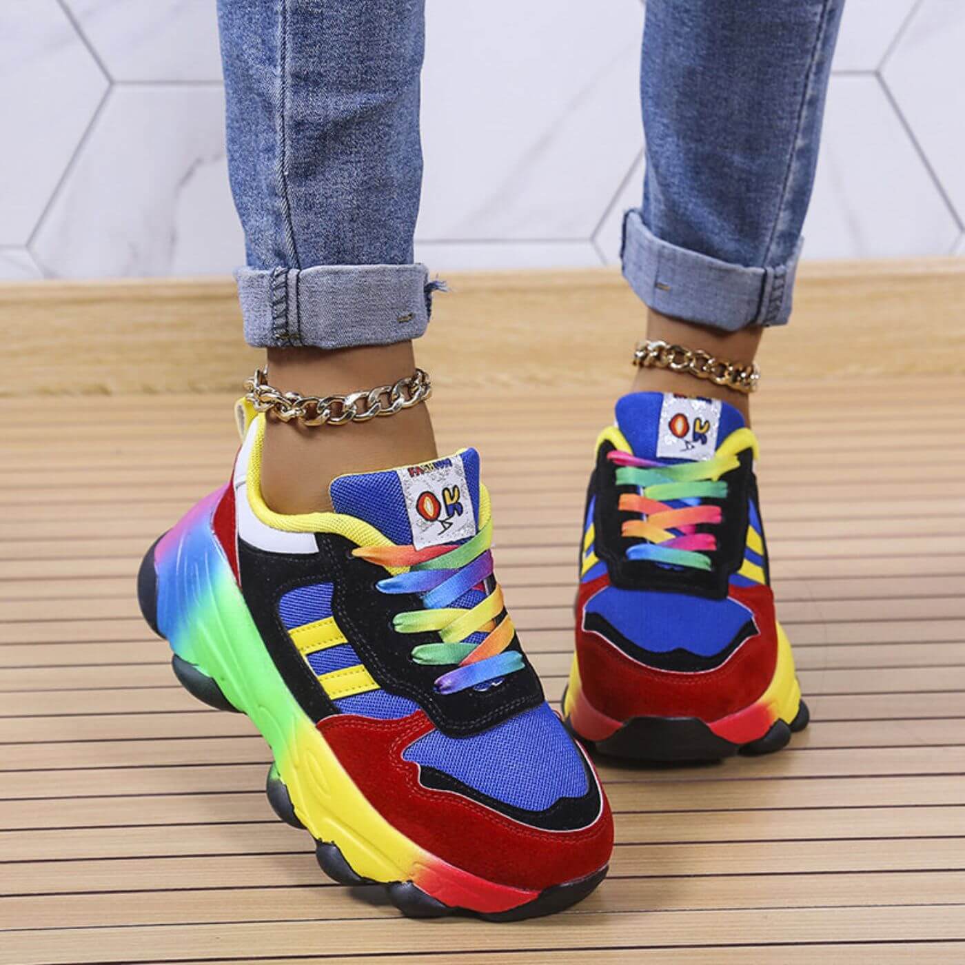 Tessa | Colorful Orthopedic Sneakers for Comfort and Style