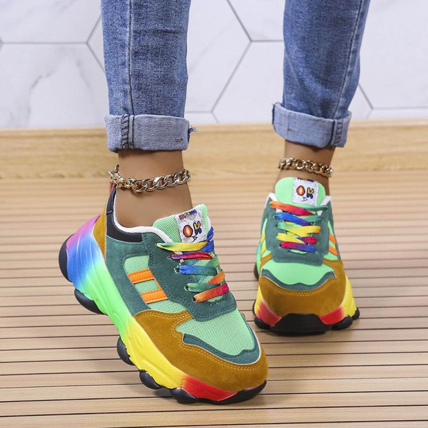Tessa | Colorful Orthopedic Sneakers for Comfort and Style