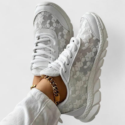 AUDREY – LACE DETAIL CHIC SNEAKERS