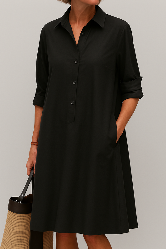 Elodie - Button Down Shirt Dress