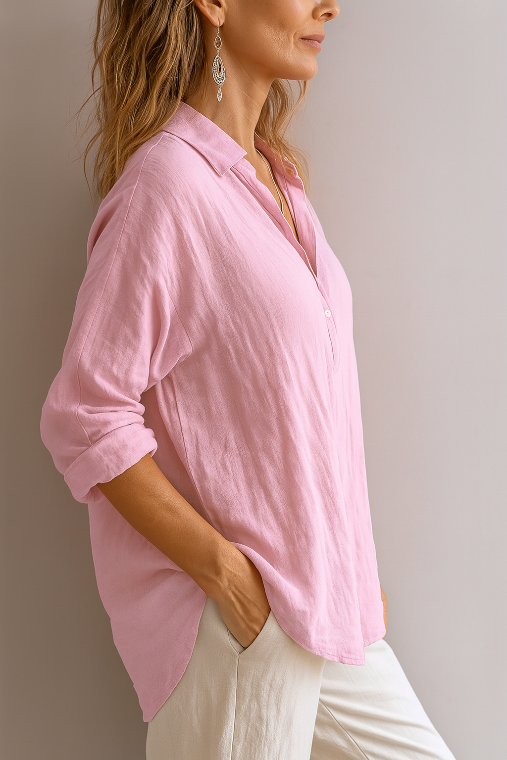 REGINE – RELAXED ELEGANCE TUNIC SHIRT
