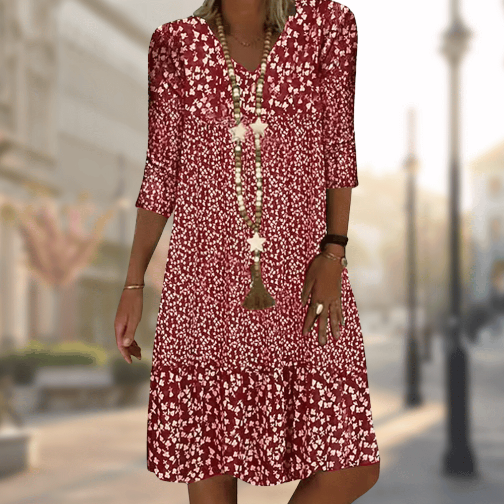 SORELIA – FLORAL MIDI DRESS