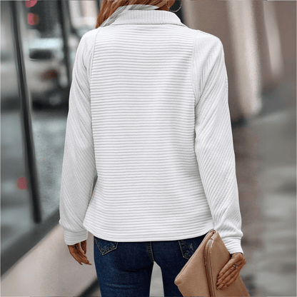 Jessica - Chic Half-Zip Pullover