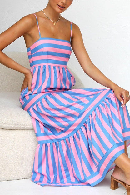 The Timeless Striped Midi Dress