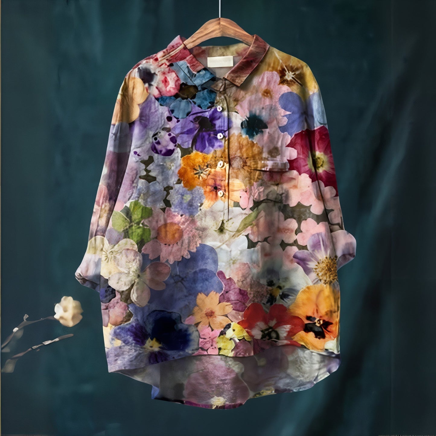 Fiona - Blouse with Romantic Floral Print