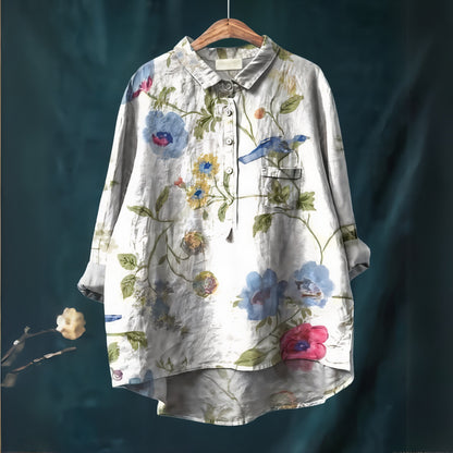 Fiona | Blouse with Romantic Floral Print