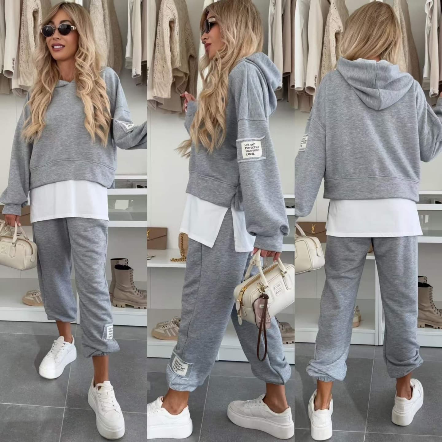 NANCY - EFFORTLESS CHIC HOODIE SET