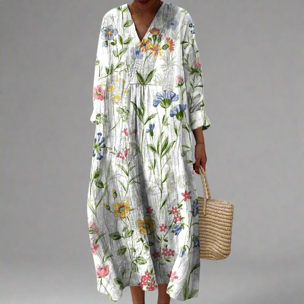 Mary - Elegant Geometric Dress