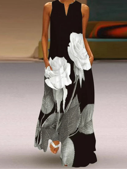 MONICA – BLOOM IN SILENCE MAXI DRESS